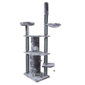 Scratching post Heavy Cat Catwick Gray 78 x 58 x 240 - 260 cm - posts 12 cm thick!