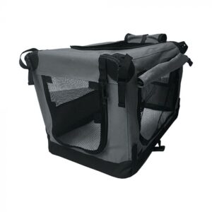 Topmast Soft Dog Cage Pliable - Premium - Anthracite 81 x 58 x 58 cm