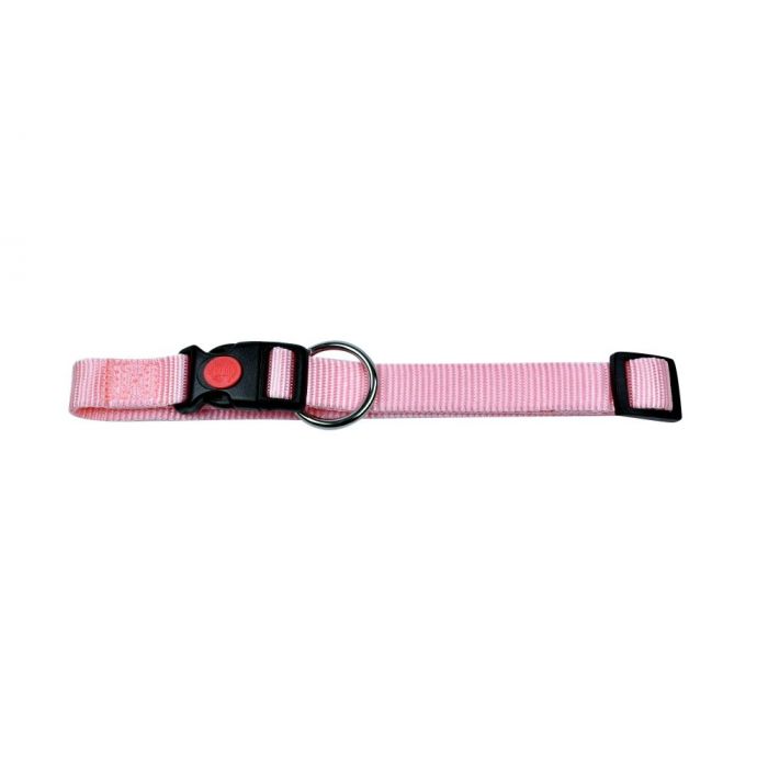 Topmast Dog Collar - With Wienerlock Click Closure - Pink - 20 mm x 35-55 cm