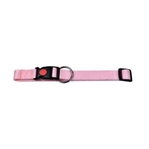 Topmast Dog Collar - With Wienerlock Click Closure - Pink - 25 mm x 45-70 cm