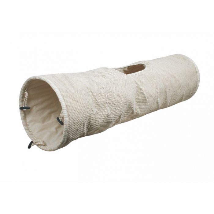 Cat play tunnel XL 90 x 25 cm Beige