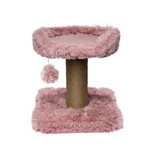 Topmast Scratching Post Fluffy Longhair Carasco - Pink
