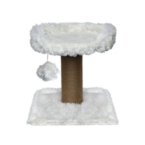 Topmast Scratching Post Fluffy Longhair Carasco - White