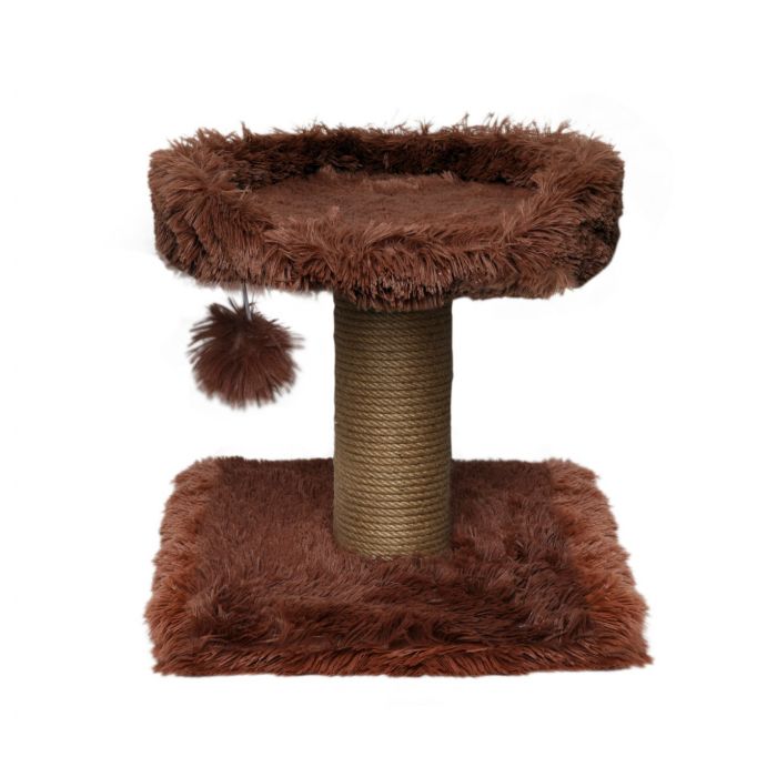 Topmast Scratching Post Fluffy Longhair Carasco - Brown
