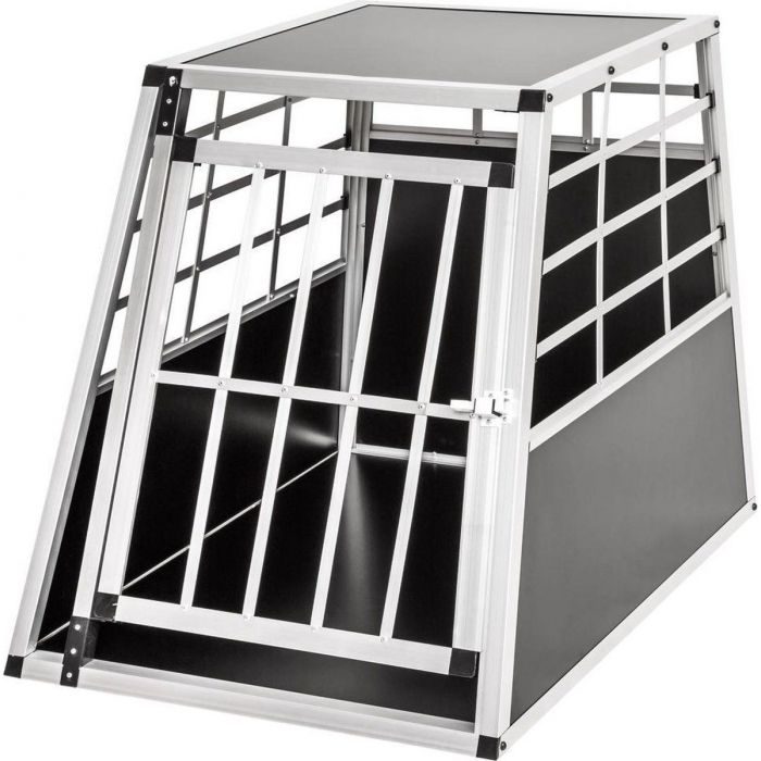 Topmast Car Crate Ellipse - Large - 91 x 65 x 69 cm - Black - Aluminum Travel Crate