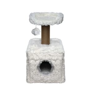 Topmast Scratching Post Fluffy Longhair - Lima - White