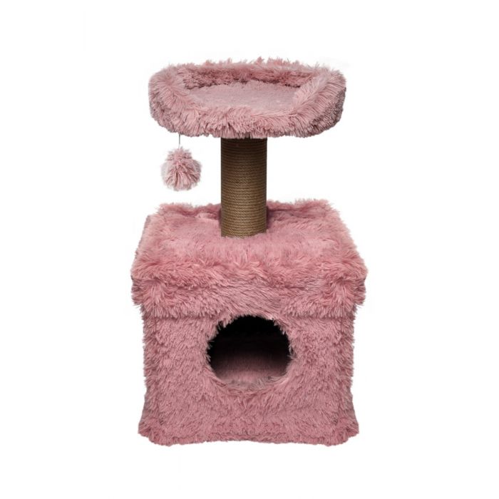 Topmast Scratching Post Fluffy Longhair - Lima - Pink
