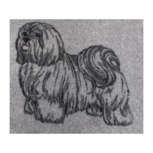 Vet Bed Shih Tzu anti-slip 100 x 75 cm