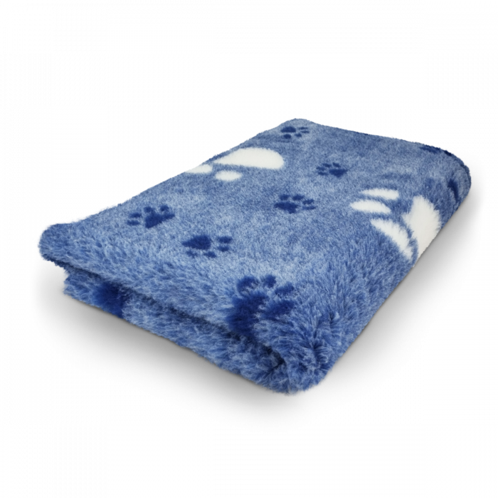 Vet Bed - Big Paw 3 Color - Blue White - Non Slip - Roll 10 Meters