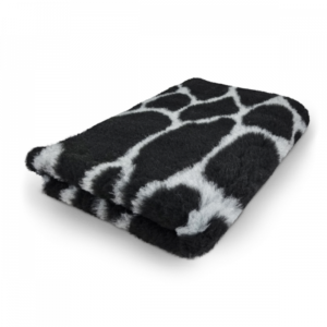 Vet Bed - Giraffe Print Gray - Non Slip - Roll 10 Meters