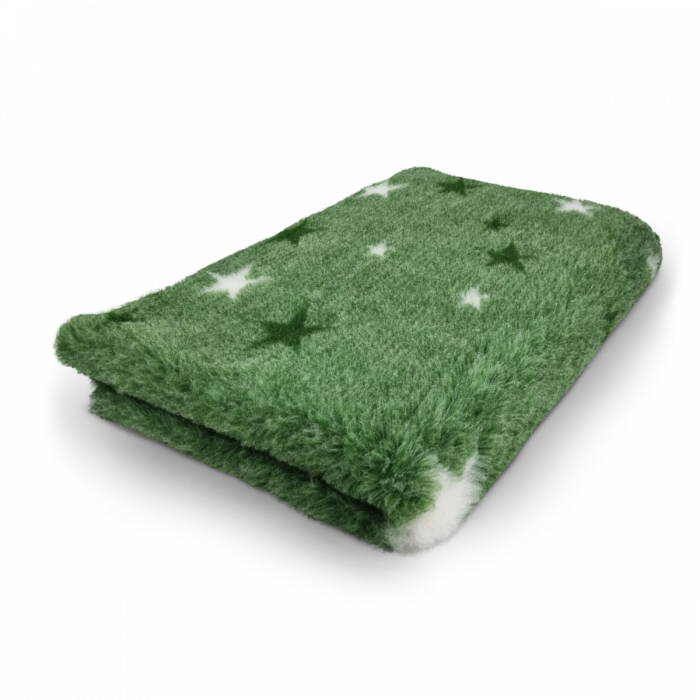 Vet Bed Starry Night - Green - Roll 10 Meters - 150 cm Wide