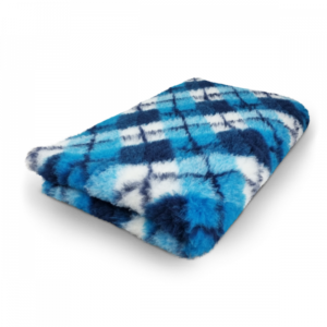 Vet Bed Diamond Diamond - Turquoise Blue White - latex anti-slip 150 x 100 cm