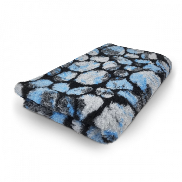 Vet Bed - Stepping Stones - Blue - Non Slip - 150 x 100 CM