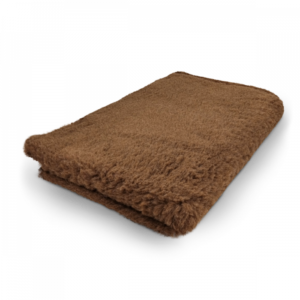 Vet Bed - Brown plain - Non Slip - 100 x 75 cm