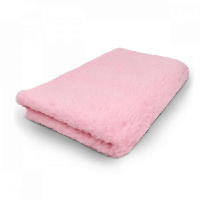 Vet Bed - Pink plain - Non Slip - 75 x 50 cm