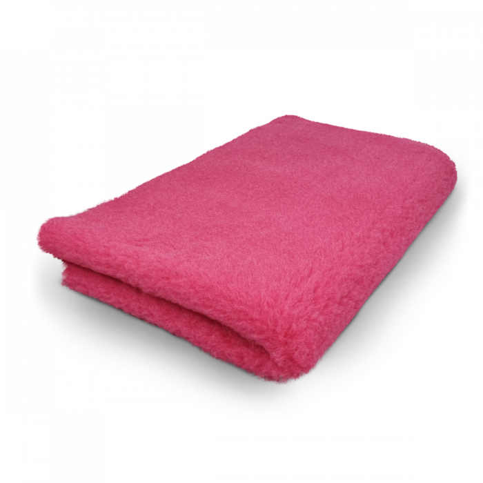 Vet Bed - Fuchsia Cerise plain - Non Slip - 100 x 75 cm