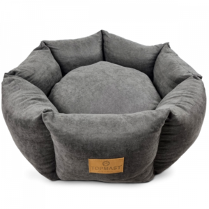 Topmast Dog Bed ComfyNest - 62 cm - Anthracite - Polyester Velours