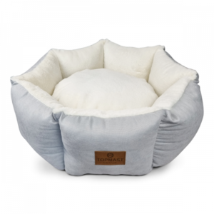 Topmast Dog Bed ComfyNest - 62 cm - Light Gray - Polyester Velours