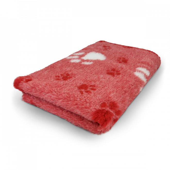 Vet Bed Red with 3 colors - Large Footprint - Latex Anti Slip - 100 x 75 cm