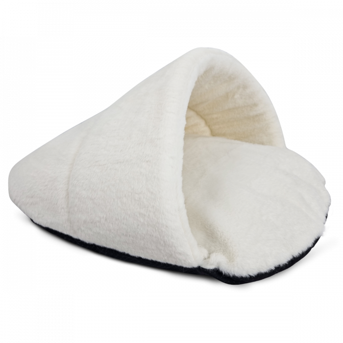 Topmast Plush Sleeper Sleeping Basket - White - Cat Basket