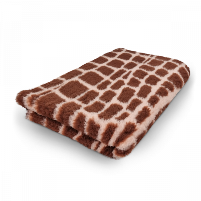 Vetbed Crocodile - Brow -150 x 100 cm