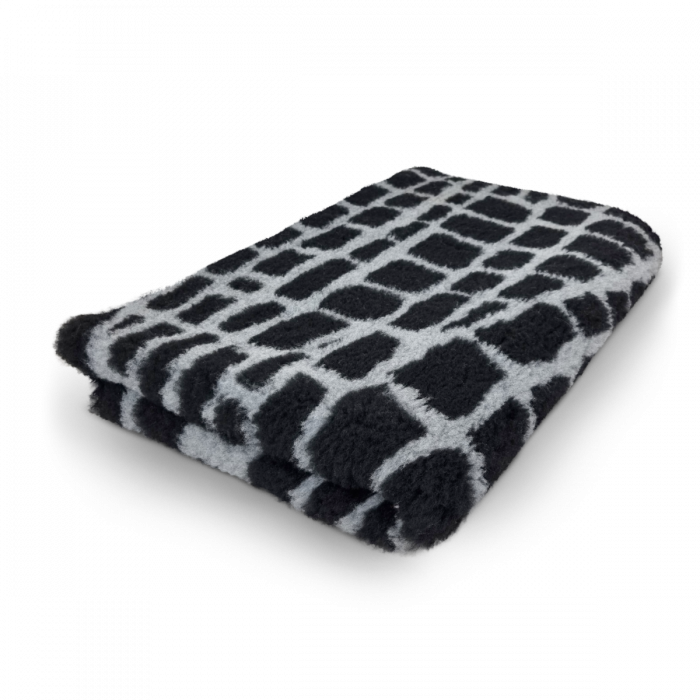 Vetbed Crocodile - Black - 75 x 50 cm