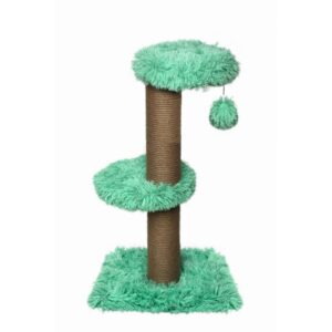 Topmast Scratching Post Fluffy Longhair Merida - Green