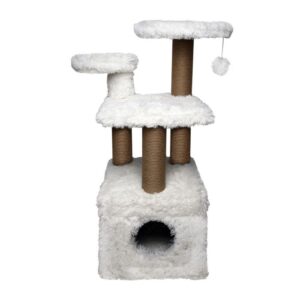 Topmast Crab Pole Fluffy Longhair - Isola - White