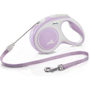 Flexi Retractable Leash New Comfort - Cord - Up to 20 KG - 5 meters - Pink