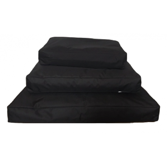 Comfortbag Dog Cushion - Waterproof Polyester - Black - 120 x 90 cm - EPS Grain Filling