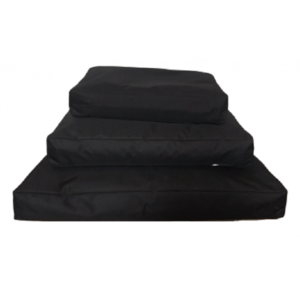 Comfortbag Dog Cushion - Waterproof Polyester - Black - 80 x 55 cm - Soft Filling