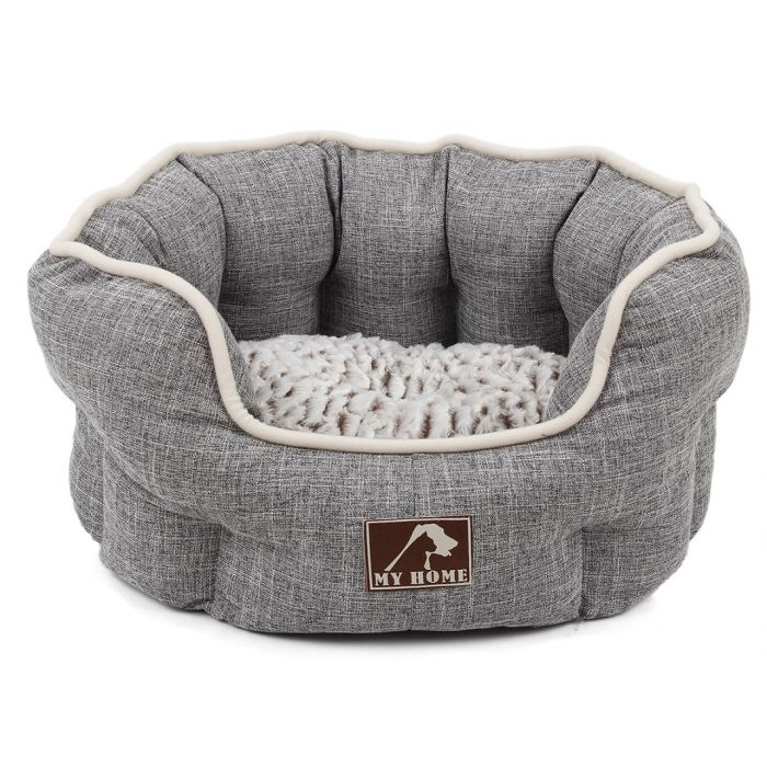 Topmast Dogbed Catbed - Soft Fabric Gray - 45 x 40 x 21 cm
