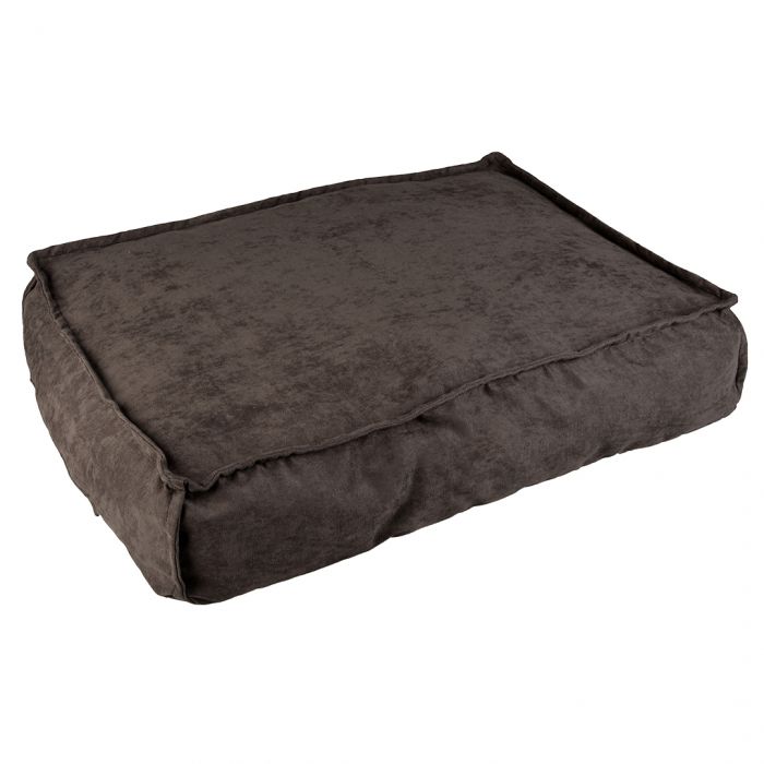 Topmast Dog Cushion - Velours Soft Series - Anthracite - Size XL - 116 x 84 x 21 cm