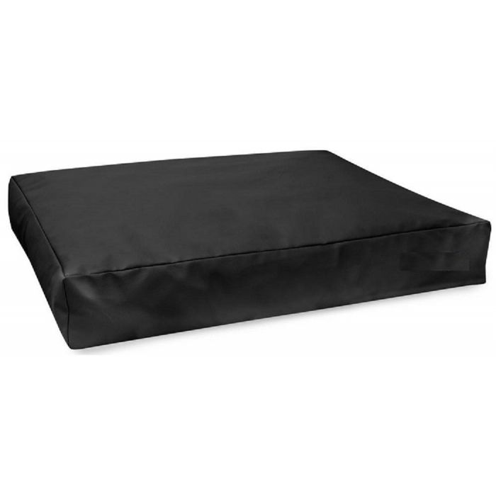 Topmast Comfortbag Leatherlook Black - Soft Fiber Filling 125 x 90 x 15 cm