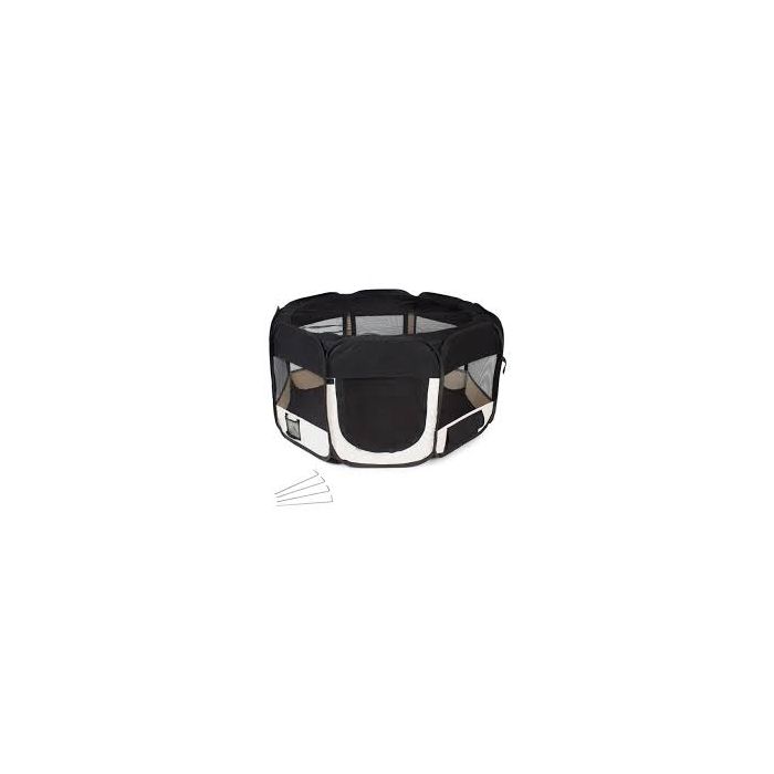 Topmast Playpen Nylon Black - 8 corners