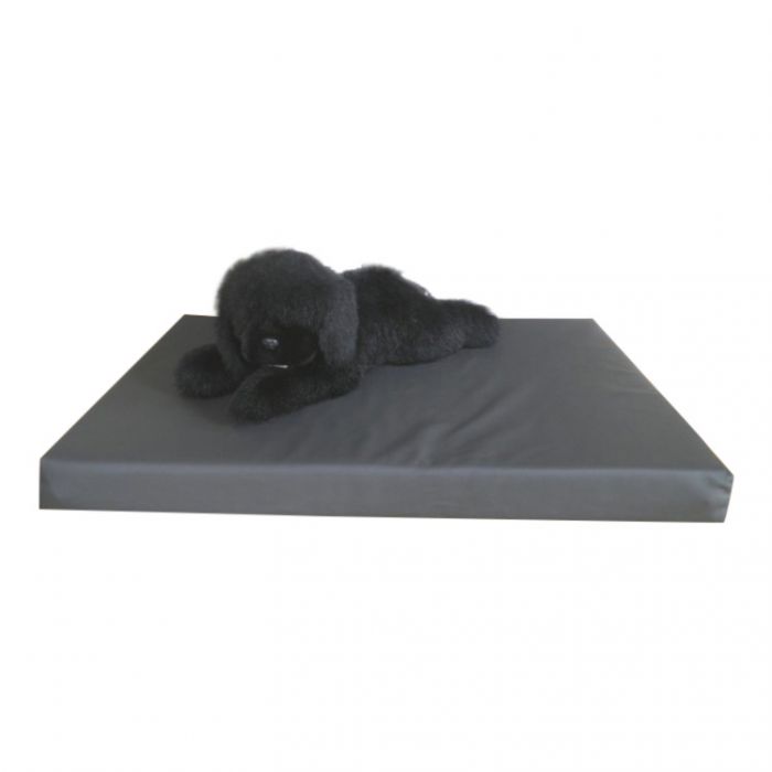 Topmast Healthy Mattress for Dogs - Leatherlook - Anthracite - 150 x 100 cm