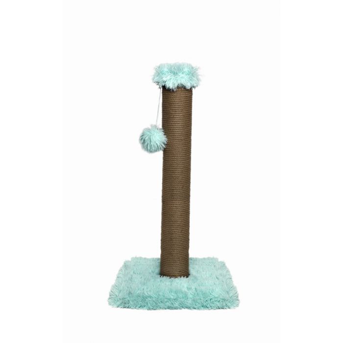 Topmast Scratching Post Fluffy Longhair Big Pole - Light Blue