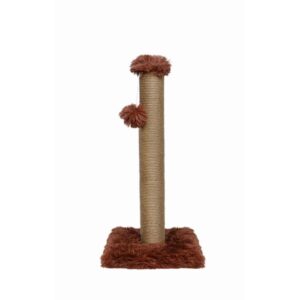 Topmast Scratching Post Fluffy Longhair Big Pole - Brown