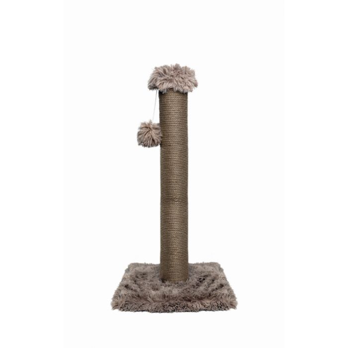 Topmast Scratching Post Fluffy Longhair Big Pole - Beige