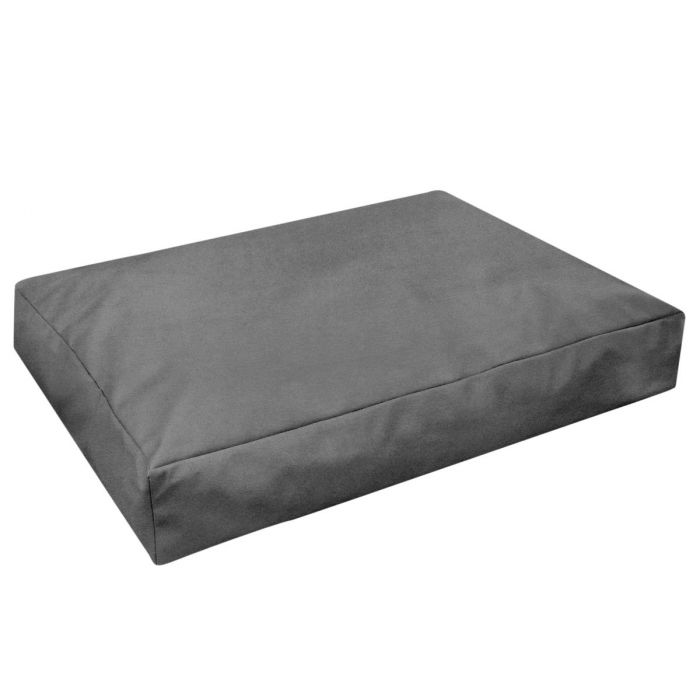 Topmast Comfortbag Leatherlook Anthracite - Soft Fiber Filling - 100 x 70 x 15 cm