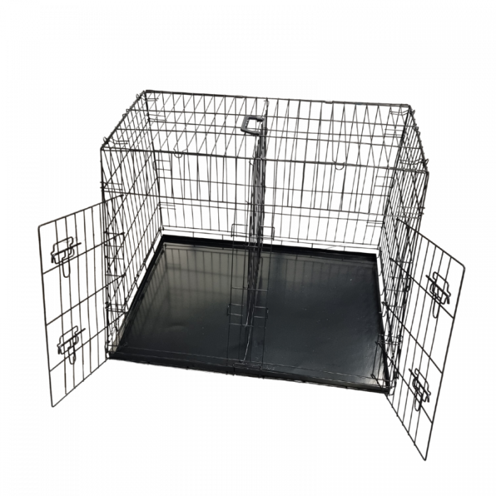 Topmast CarCage Black| Double with separator 93 x 69 x 78 cm