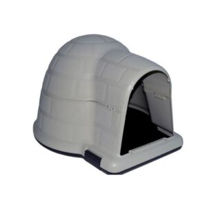 Topmast Doghouse Iglo - Plastic with Door - 80 x 68 x 53 cm