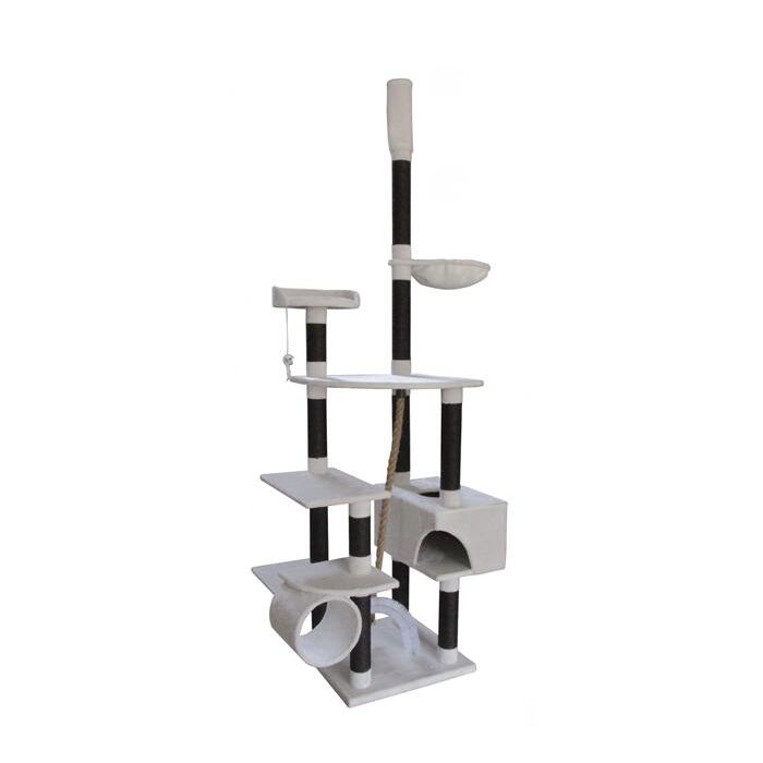 Topmast Scratching Post Kingston White 60 x 60 x 235 - 250 cm