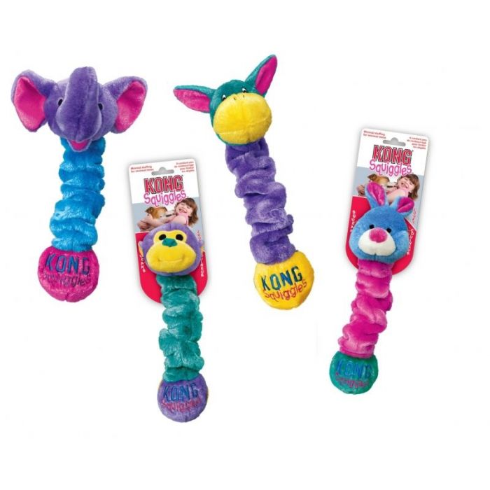 KONG Squiggles - Mixed Colors - Medium - 31 CM