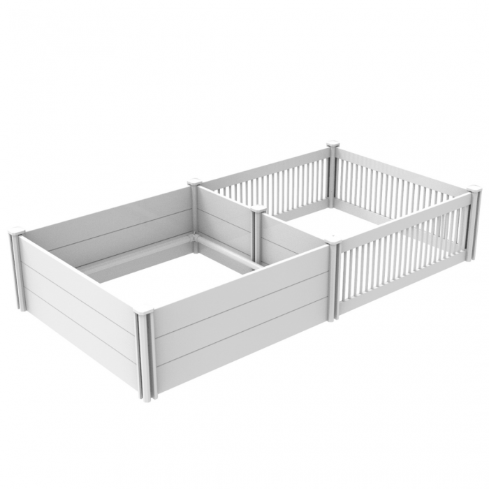 Topmast Plastic Whelping Box + Walk-out Run - 160 x 80 x 46 cm