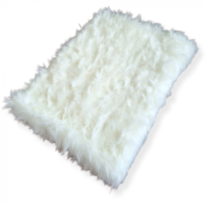 L-Vet Bed Angora/Ivory Latex Anti Skid 100x70cm