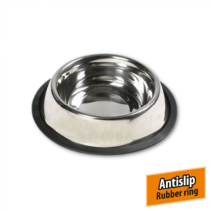 Feeding Bowl Stainless Steel anti skid 14cm - 0.5Ltr.