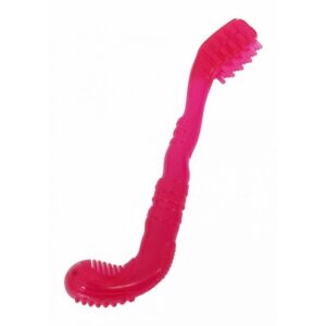 Topmast Dog Chew Brush - TPR Rubber - Pink - 28 cm