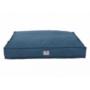 Beau & Bess Dog Cushion - Oxford Piping Blue - 95 x 60 x 13 cm