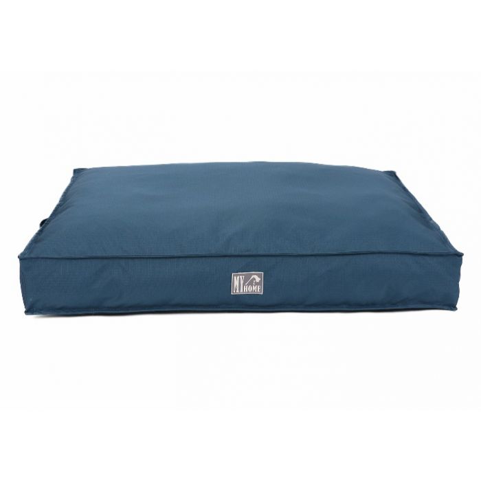 Beau & Bess Dog Cushion - Oxford Piping Blue - 95 x 60 x 13 cm